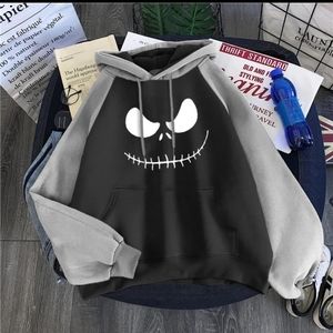 Black Gray Jack Nightmare Before Christmas sweater